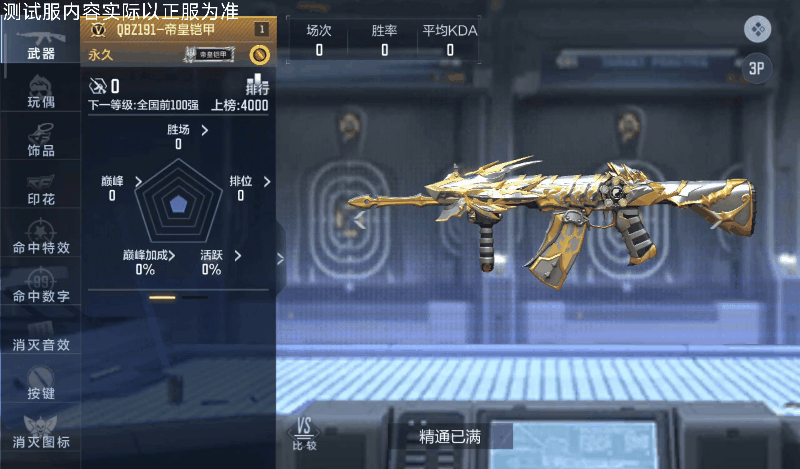 QBZ191-帝皇铠甲！五行之力与枪械的热血碰撞