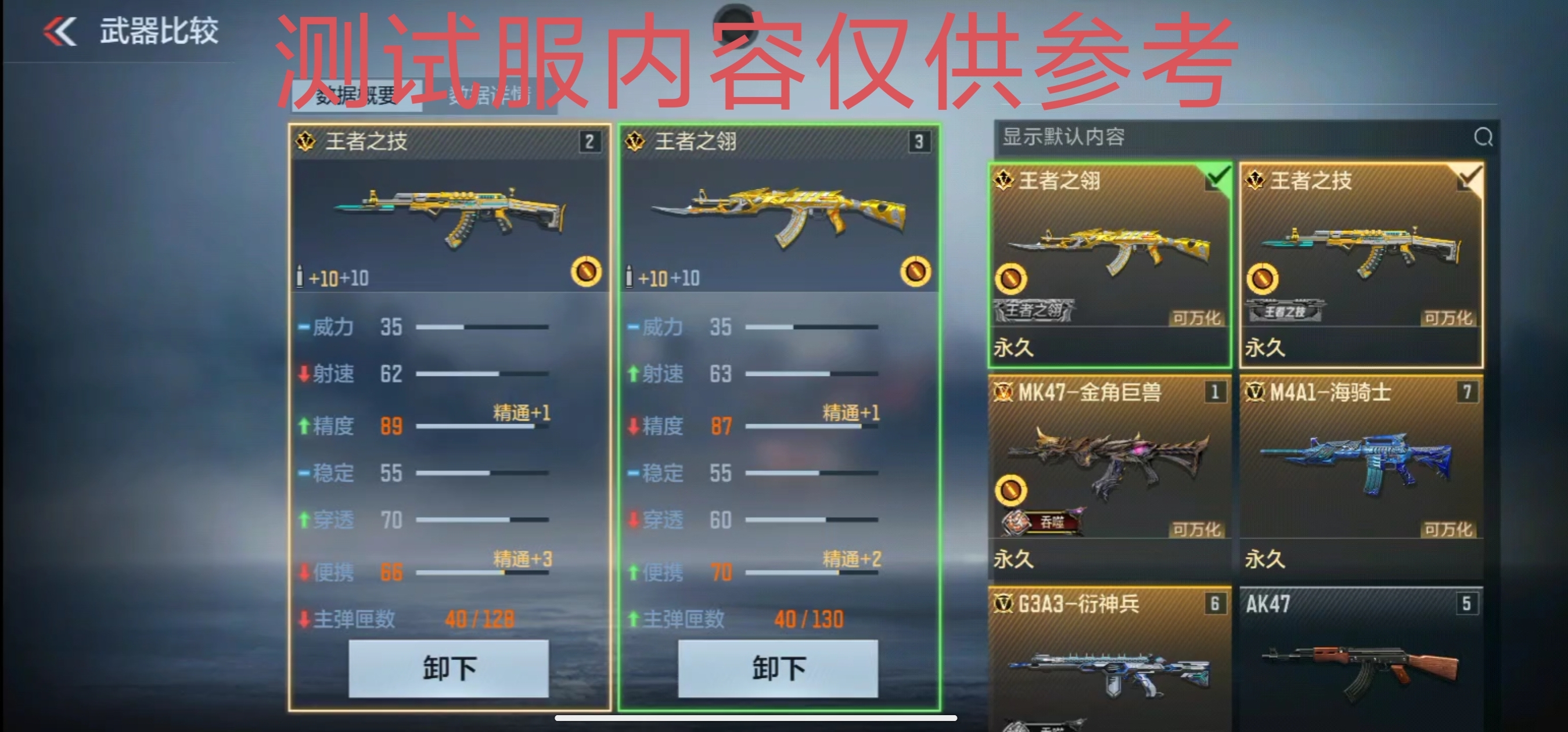 技惊四座所向披靡，王者之技武器评测！